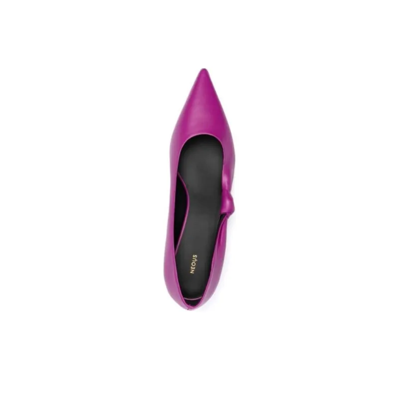 NEOUS Knot-detail Leather Pumps-4