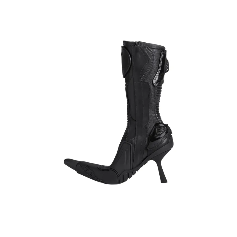 Balenciaga Biker 90mm Leather Boots-2