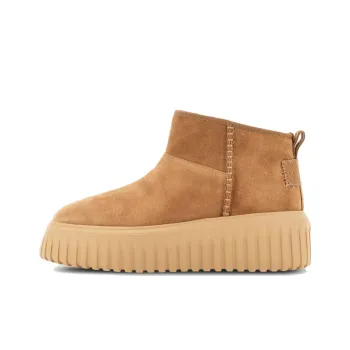 HOGAN Round Toe Ankle Boots Women's