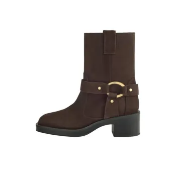 Stuart Weitzman/SW Jax Bootie Ankle Boots 5.5cm Women's Umber