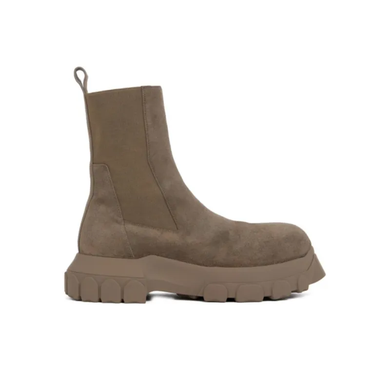 RICK OWENS Calf-leather Ankle Boots-1