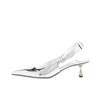Jimmy Choo Amel 50mm Metallic leather Pumps