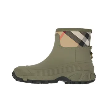Burberry House Check Rain Boot Khaki Archive Beige Women's