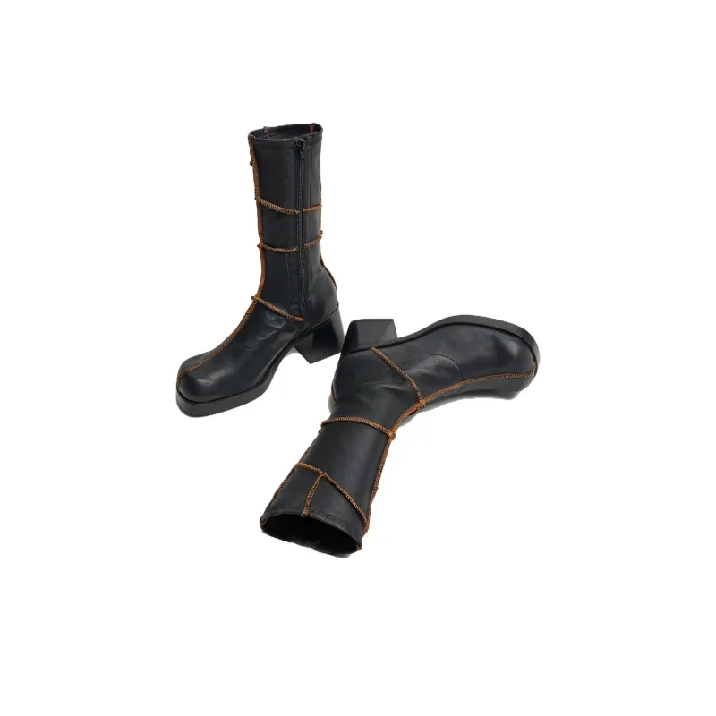 MIISTA Ankle Boots 6.5cm Women's Black-2