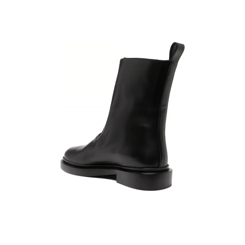 JIL SANDER Chunky Leather Boots-3