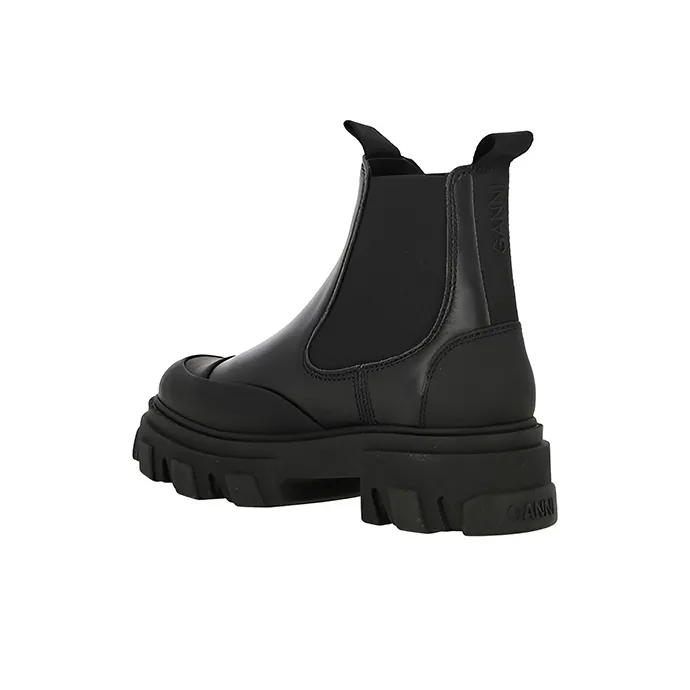 GANNI Rear-logo Chelsea Boots-3