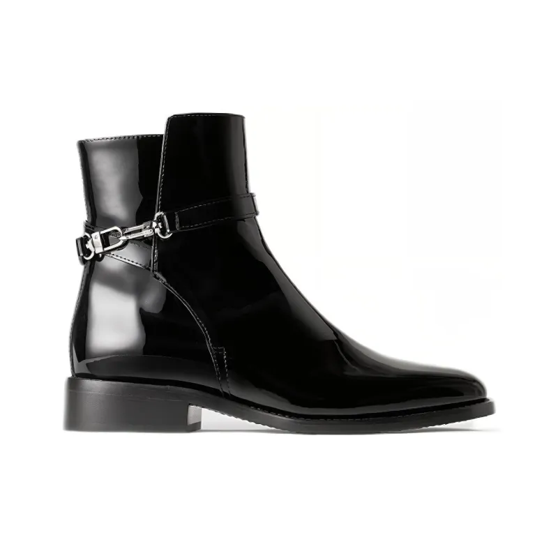 TOTEME The Jodhpur Patent Leather Boots Women's-1