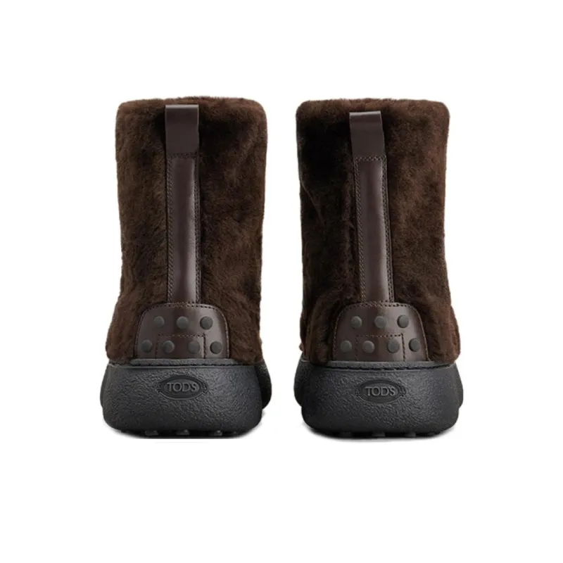TOD'S WG Ankle Boots Men's Brown-3