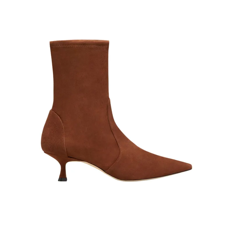 Stuart Weitzman/SW Naomi Ankle Boots 5cm Women's Brown-1