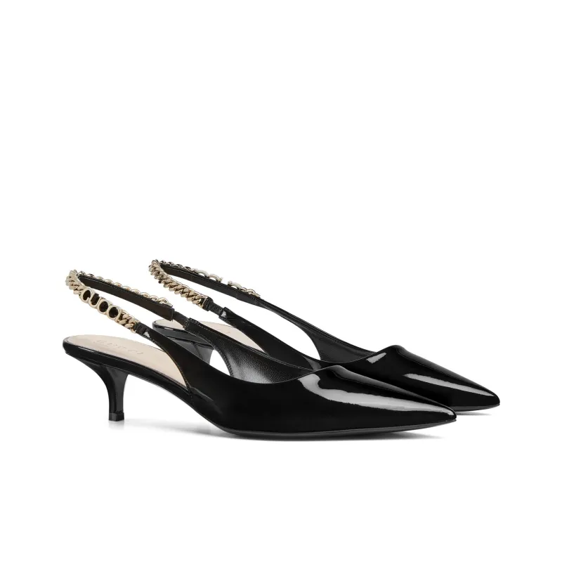GUCCI Signoria 45mm Slingback Pumps-1