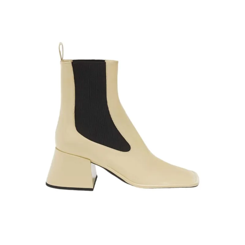 JIL SANDER Chelsea Boots Women's Beige-1