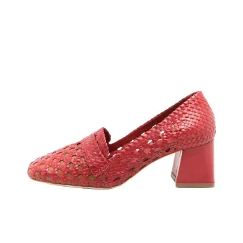Sarah Chofakian Normandie Spool Heel High Heels Women's Red