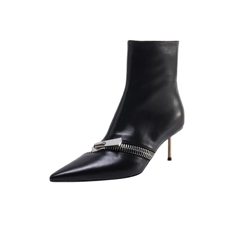 COPERNI Zip 60mm Leather Ankle Boots-2