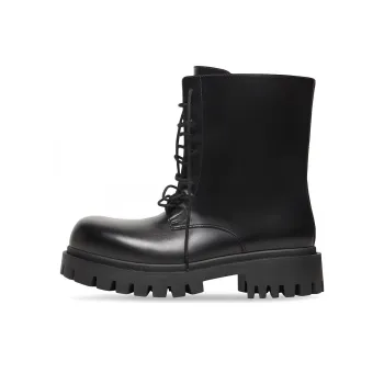 Balenciaga Sergent 20mm Boots 'Black Leather'