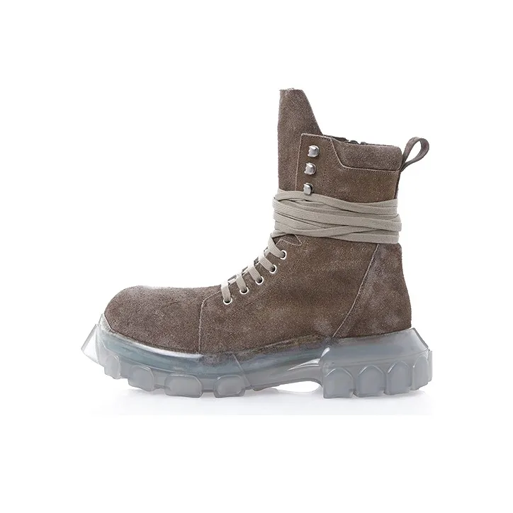 RICK OWENS Fogachine Bozo Tractor Dust Grey-0