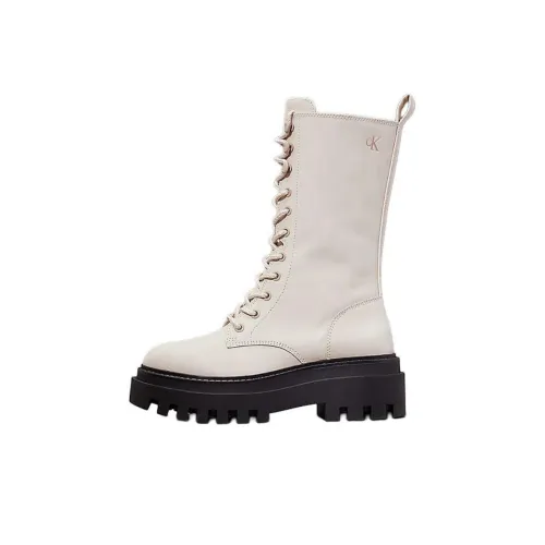 CALVIN KLEIN Ankle Boots 6cm Women's Beige