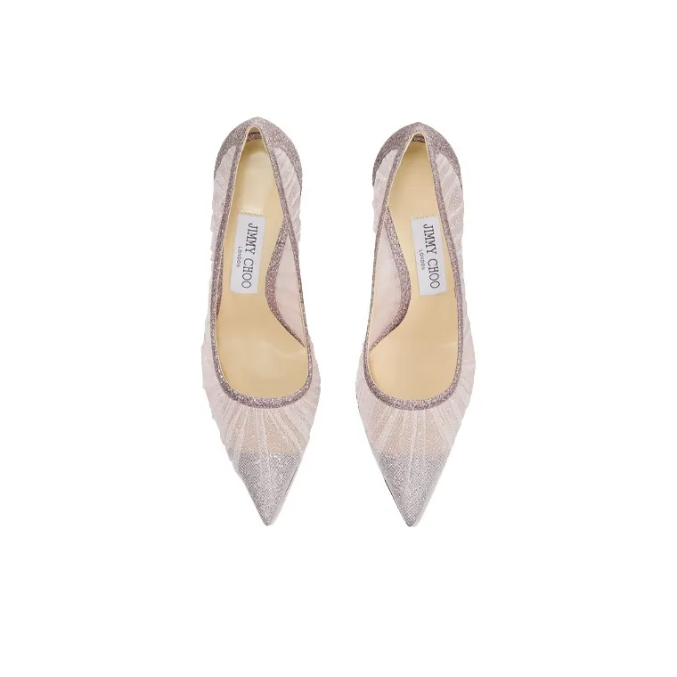 Jimmy Choo Love High Heels Women's Pink Purple-3