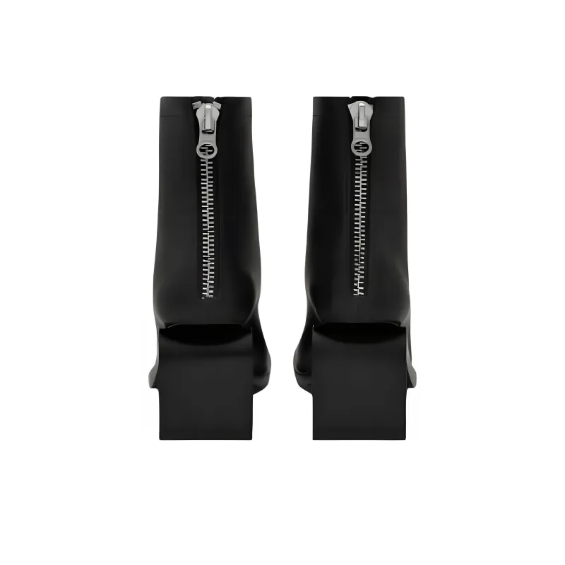 Courrèges Stream Leather Ankle Boots-3