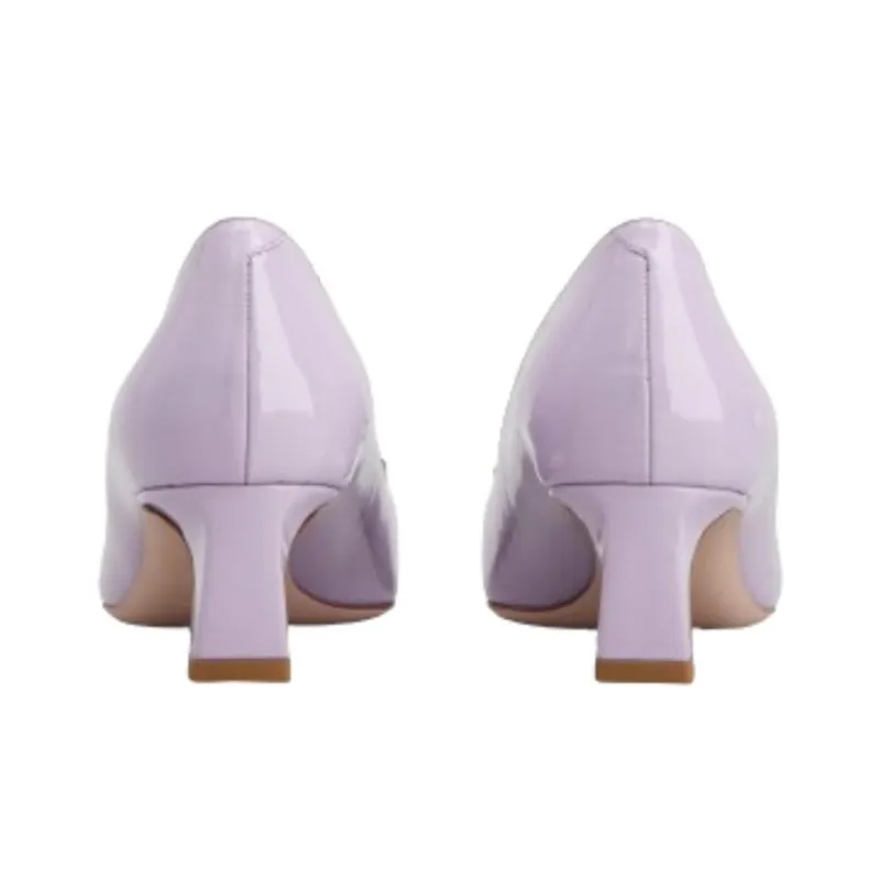 Roger Vivier Chunky Heel High Heels 4cm Women's Purple-4