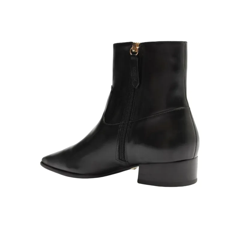 Schutz Helena Ankle Boots 3cm Women's Black-3