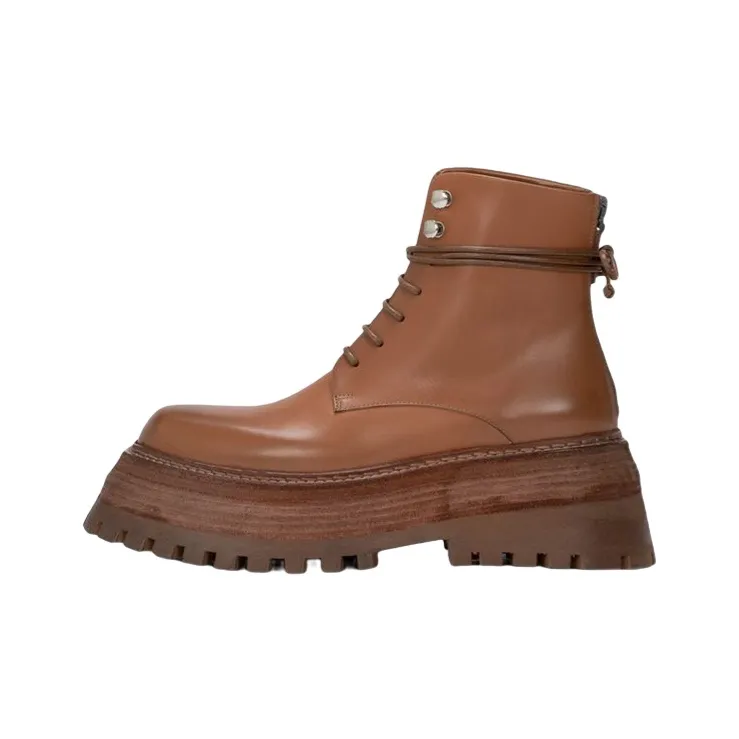 Marsèll Quadrarmato Leather Desert Boots-0
