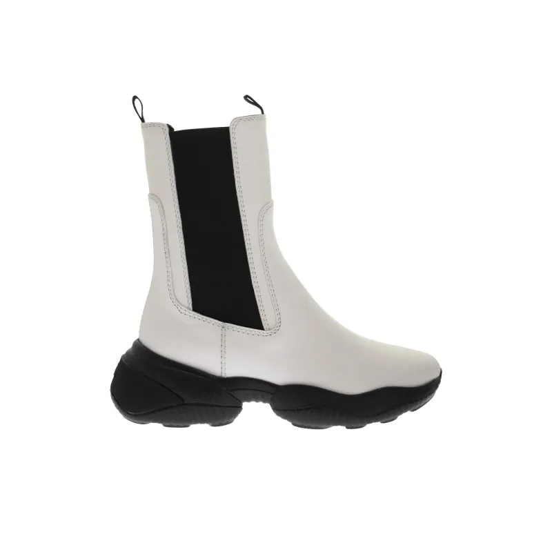 HOGAN Round Toe Chunky Boots Women's-1