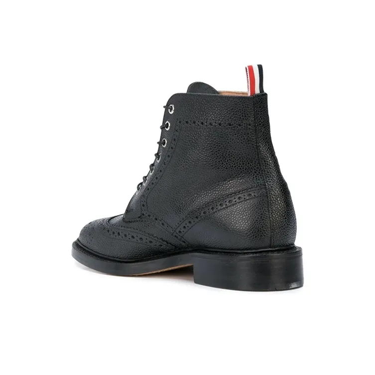 THOM BROWNE Wingtip Brogue Boots-3