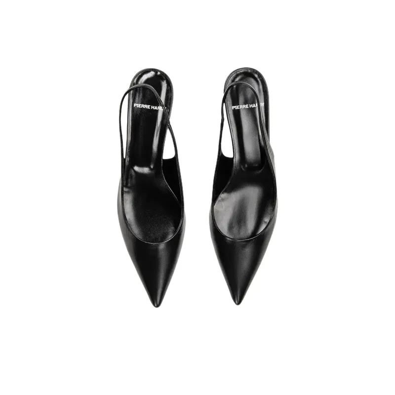 PIERRE HARDY Amber Wedge Heel High Heels 3.5cm Women's Black-3