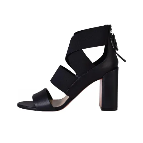 CL LUBOTING Chunky Heel High Heels Women's Black
