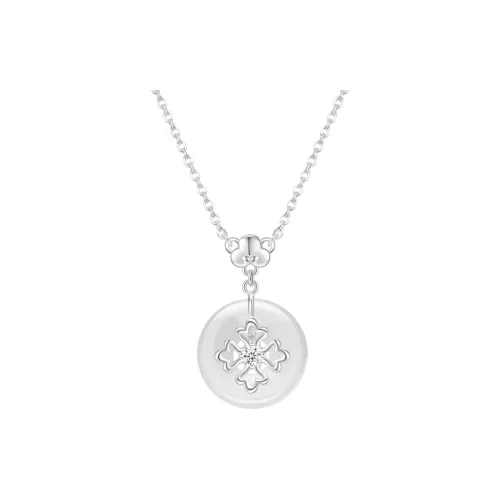 CHINA GOLD Chalcedony Jade Necklaces Women's