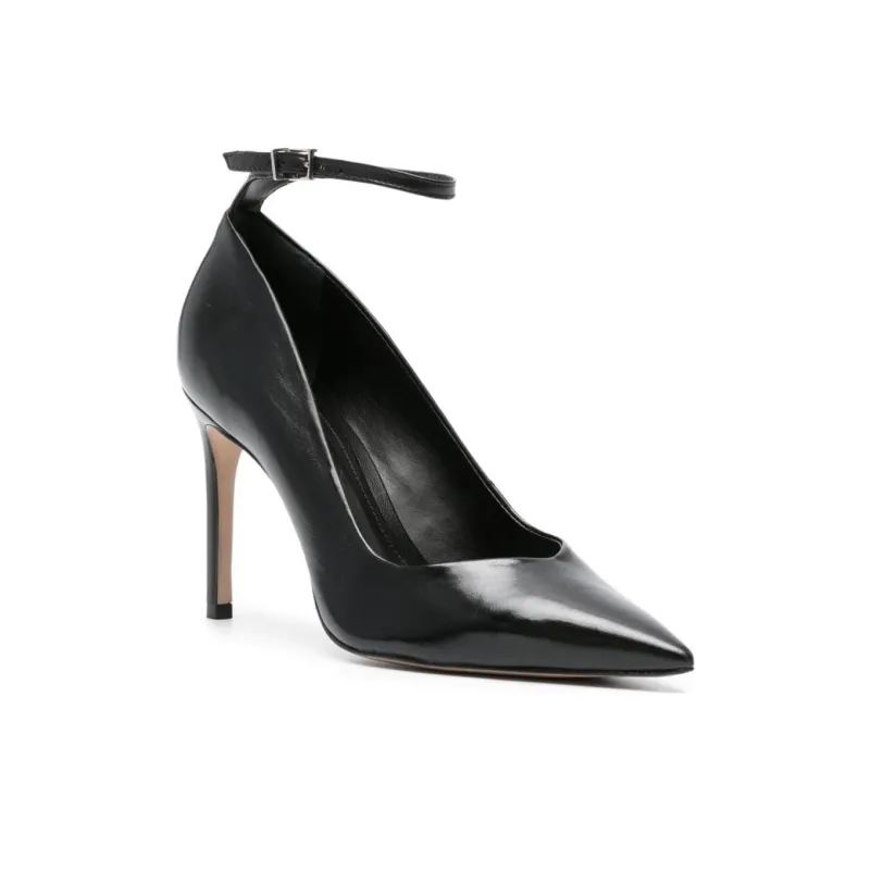 Schutz Slim Heel High Heels Women's Black-2