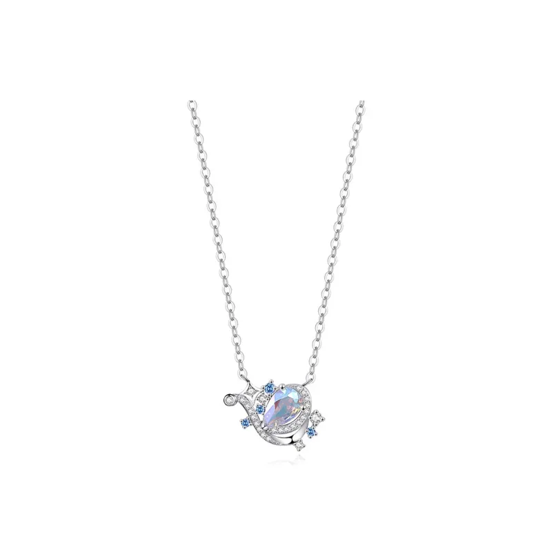 TEEX Sparkling Diamond Necklaces Women's-16