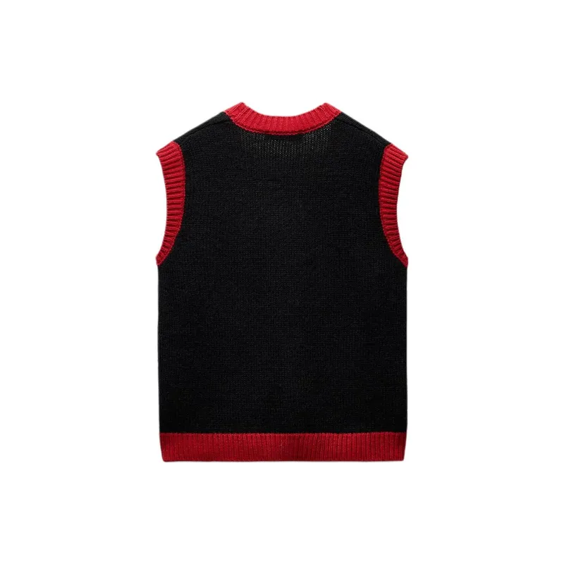 ZARA Vests Women's Black-1