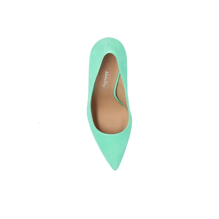 FERRAGAMO Ilary X5 105mm Suede Pumps-4