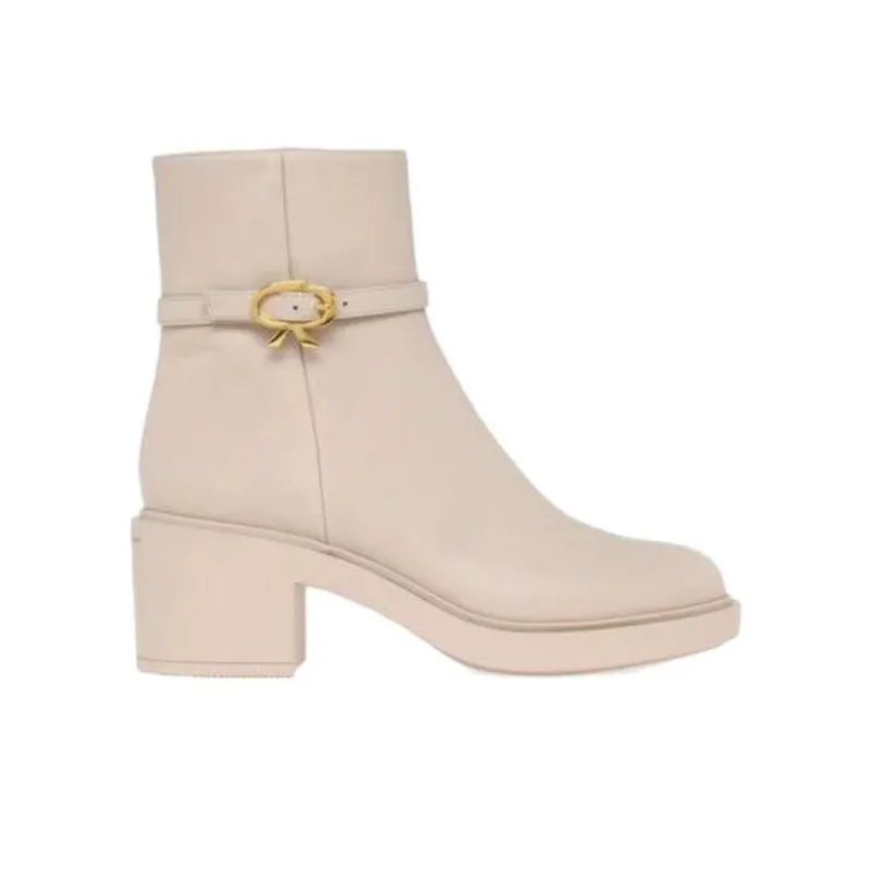 GIANVITO ROSSI Ribbon Dumont 45mm Leather Boots-1