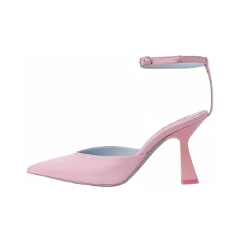 CHIARA FERRAGNI Cf Decollete Chunky Heel High Heels 8.5cm Women's Pink