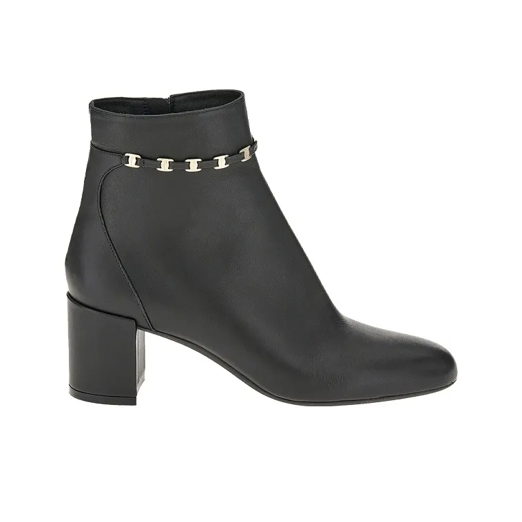 FERRAGAMO Vara Bow Strap 75mm Boots-1