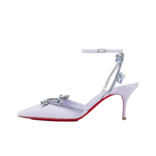 CL LUBOTING Slim Heel High Heels 7cm Women's Purple