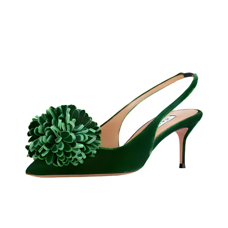 AQUAZZURA Couturier Slim Heel High Heels 6.5cm Women's Green-2