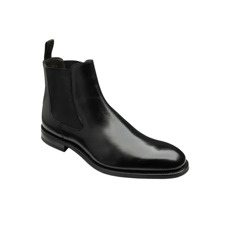 LOAKE Short Chelsea Boots Men's Black-2