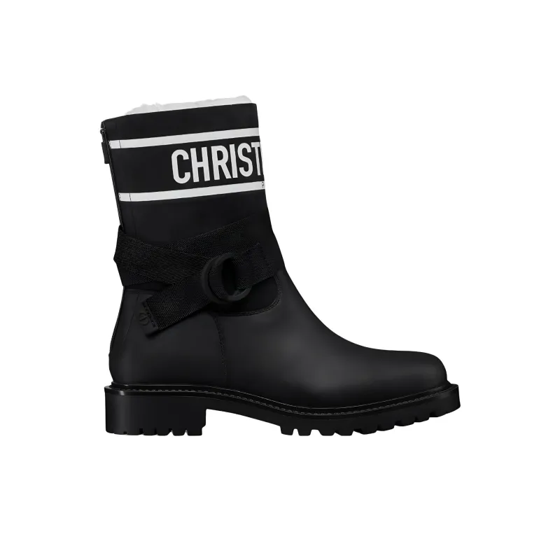 DIOR D-Major Ankle Boots Women's Black-1