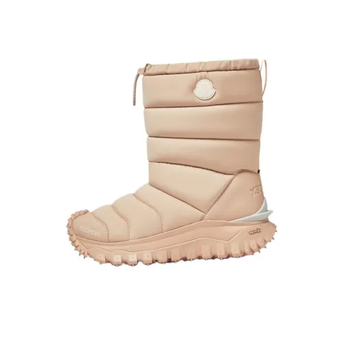 Moncler Trailgrip Après Short Snow Boots Women's Beige