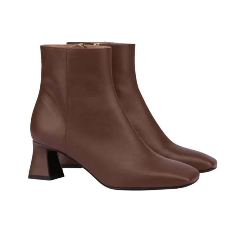 Pollini Nina Ankle Boots 5.5cm Women's Brown-2