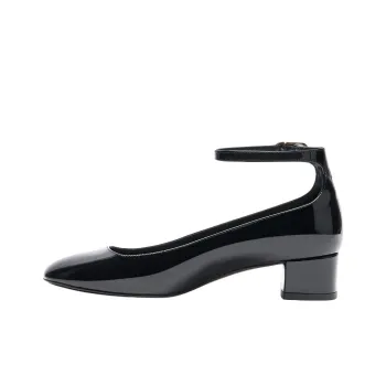 Stuart Weitzman/SW Jane Chunky Heel High Heels 3.5cm Women's Black