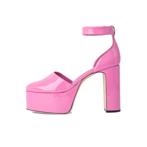 By Far Barb 120mm Platform Pumps