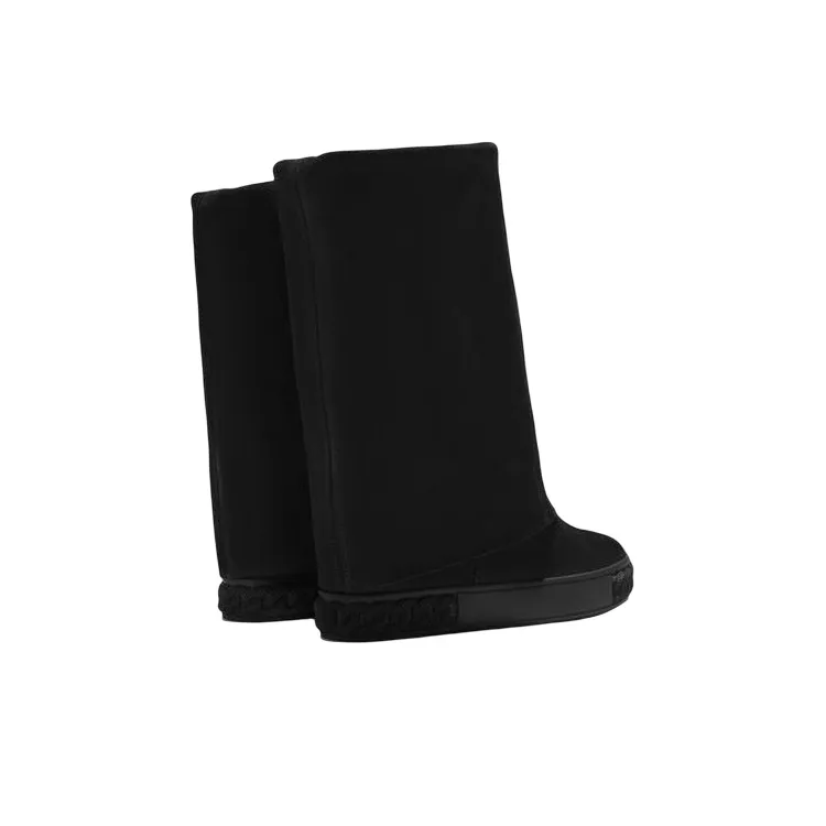 Casadei Leather Flat Boots-3