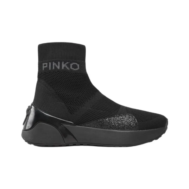 PINKO Logo Intarsia Panelled Sneakers Women's-1