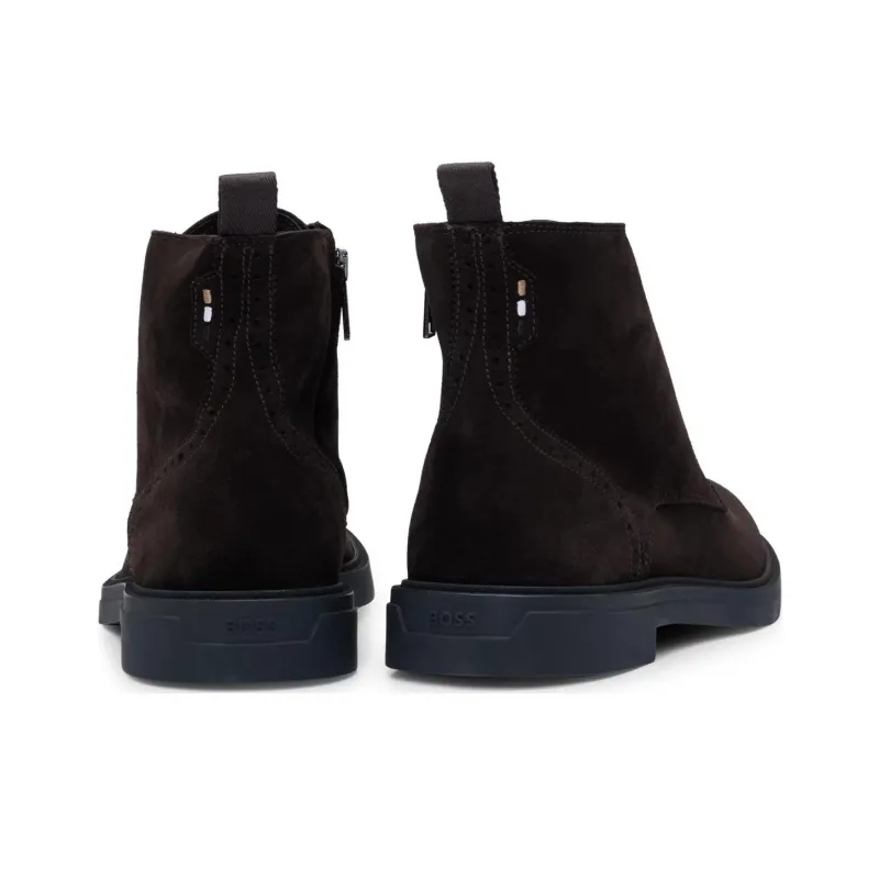 HUGO BOSS Ankle Boots Men's Dark Brown-3