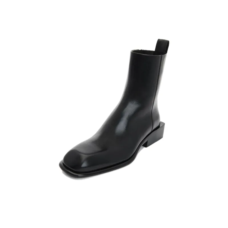 alexander wang Throttle 35mm Leather Ankle Boots-2