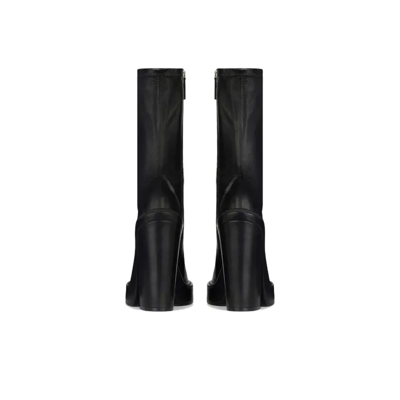 GIVENCHY Knee-High Boots 10.5cm Women's Black-3